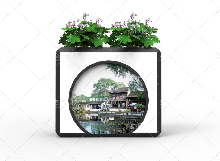 古鎮(zhèn)花箱布置，怎么做？