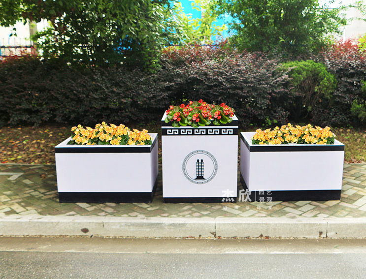 雙子塔PVC組合花箱