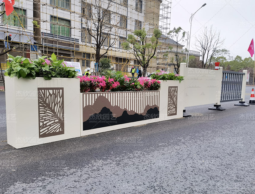 悠然南山不銹鋼花箱定制花箱