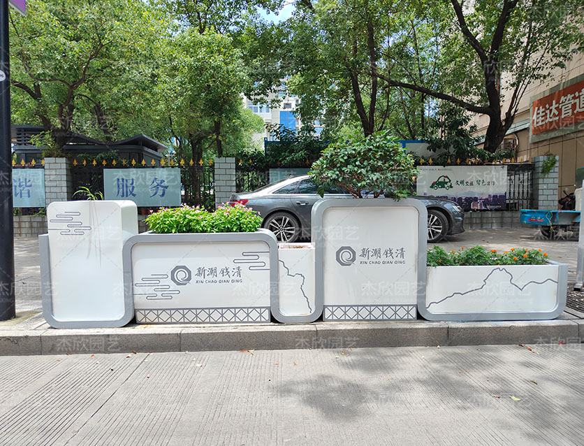 山水輕鉤花箱城市街道花箱定制花箱