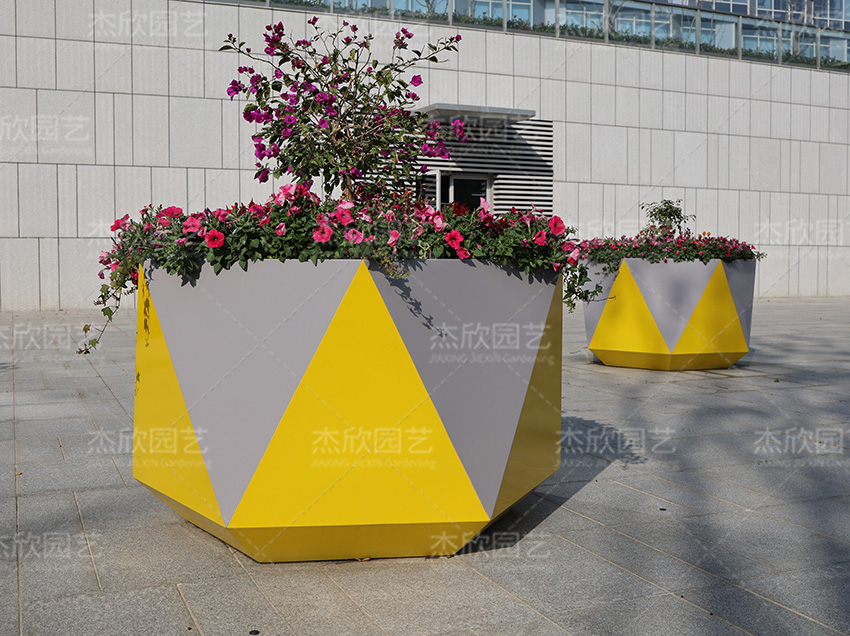 星辰大海不銹鋼花箱定制花箱